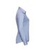 Chemisier Manches Longues Femme Bleu Clair Russell Collection-3