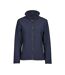 Womens/ladies All Weather Jacket Deep Navy Tee Jays-1