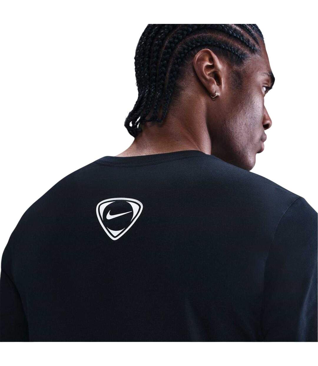 T-shirt Total Homme Noir Blanc Nike-4