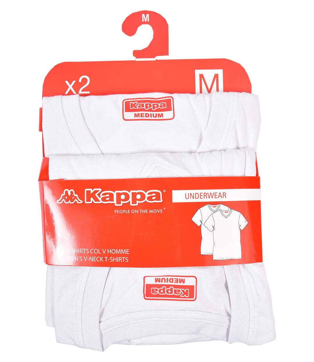 T Shirt KAPPA Pack de 2 Col V 0736