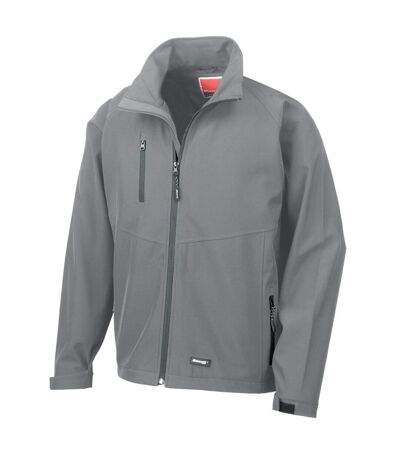 Veste Softshell Adulte Gris Argenté Result