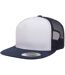 Casquette Trucker Classic Blanc Bleu Marine Yupoong-1
