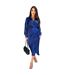Robe Mi-longue Motif/style Imprimé Animal Femme Bleu Foncé AX Paris-2