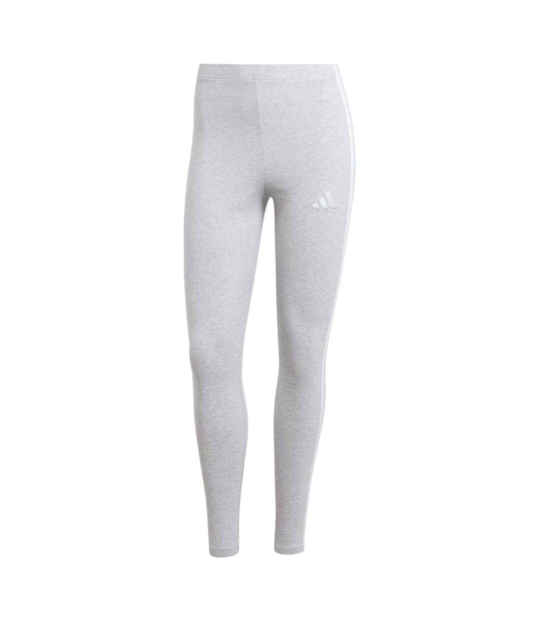 Legging Entraînement Motif/style 3 Rayures Femme Gris Moyen Adidas-1