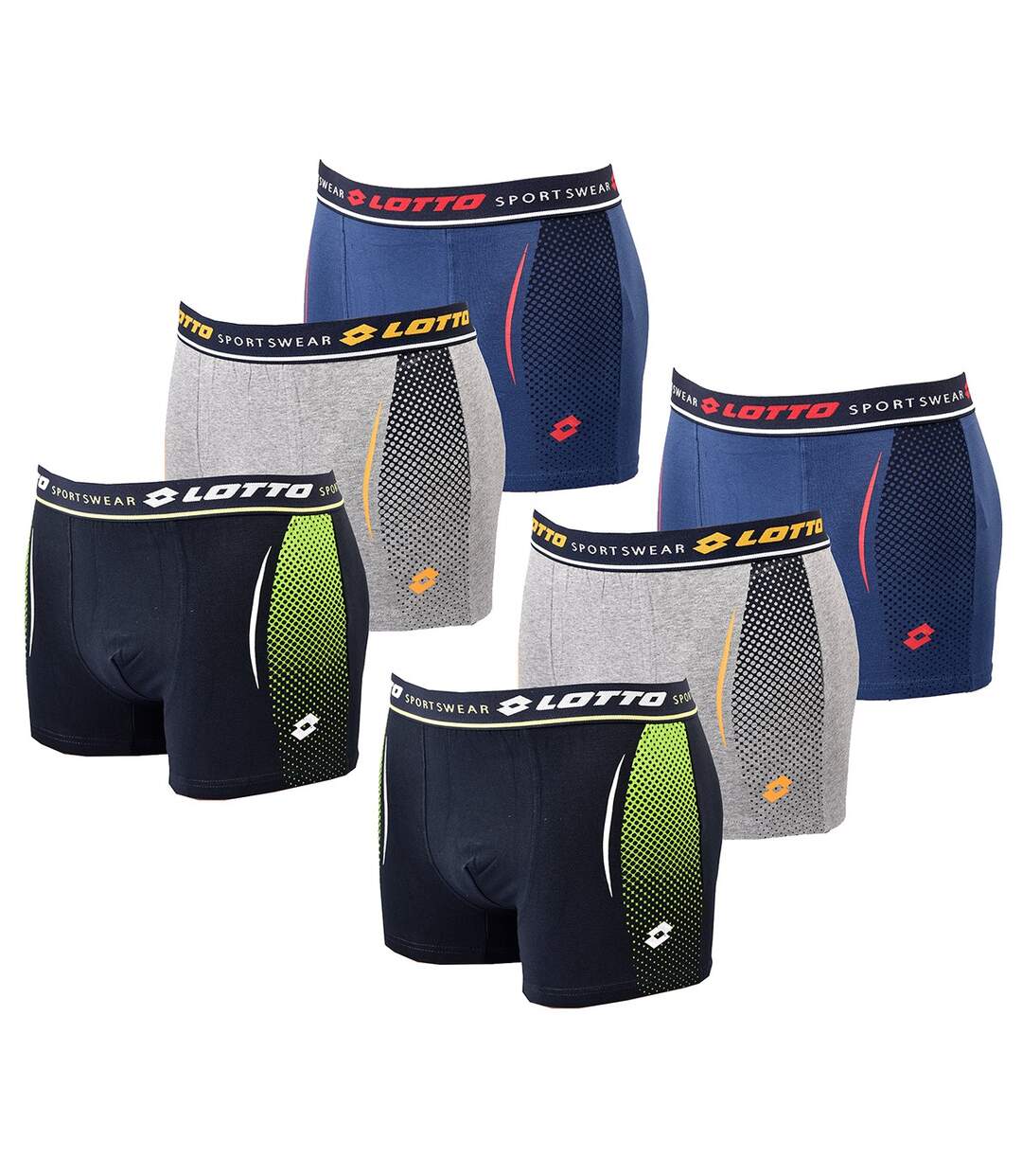 Boxer homme LOTTO Pack de 6 Boxers 0818