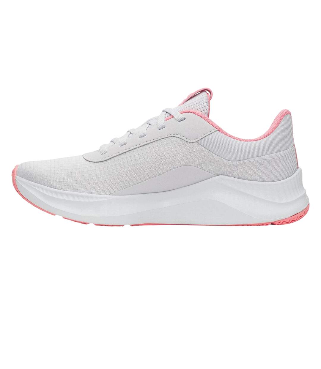 Womens/ladies Aurora Trainers Grey Pink Under Armour-2