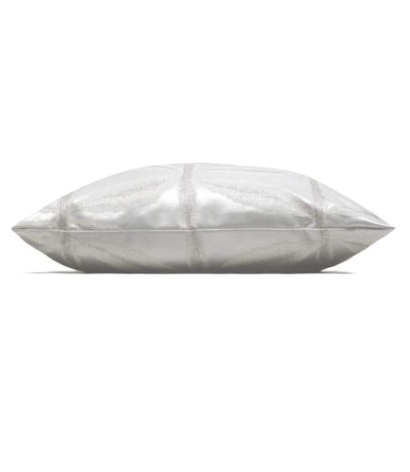 Palm leaf cushion cover 55cm x 55cm opal grey Prestigious Textiles