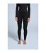 Legging thermique piste femme noir vif Animal