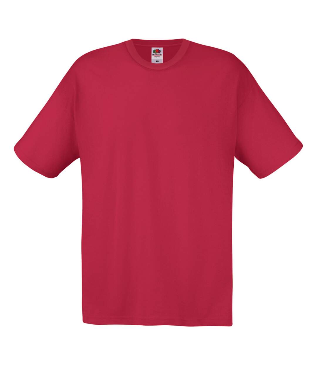 T-shirt à manches courtes homme rouge foncé Universal Textiles