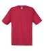 Mens Short Sleeve Casual T-Shirt (Dark Red)