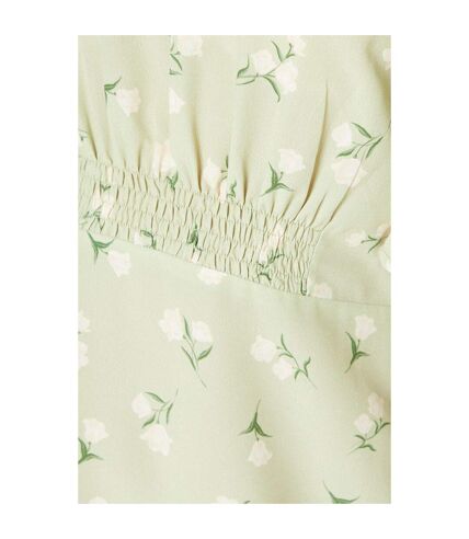 Robe mi-longue femme vert de gris Dorothy Perkins