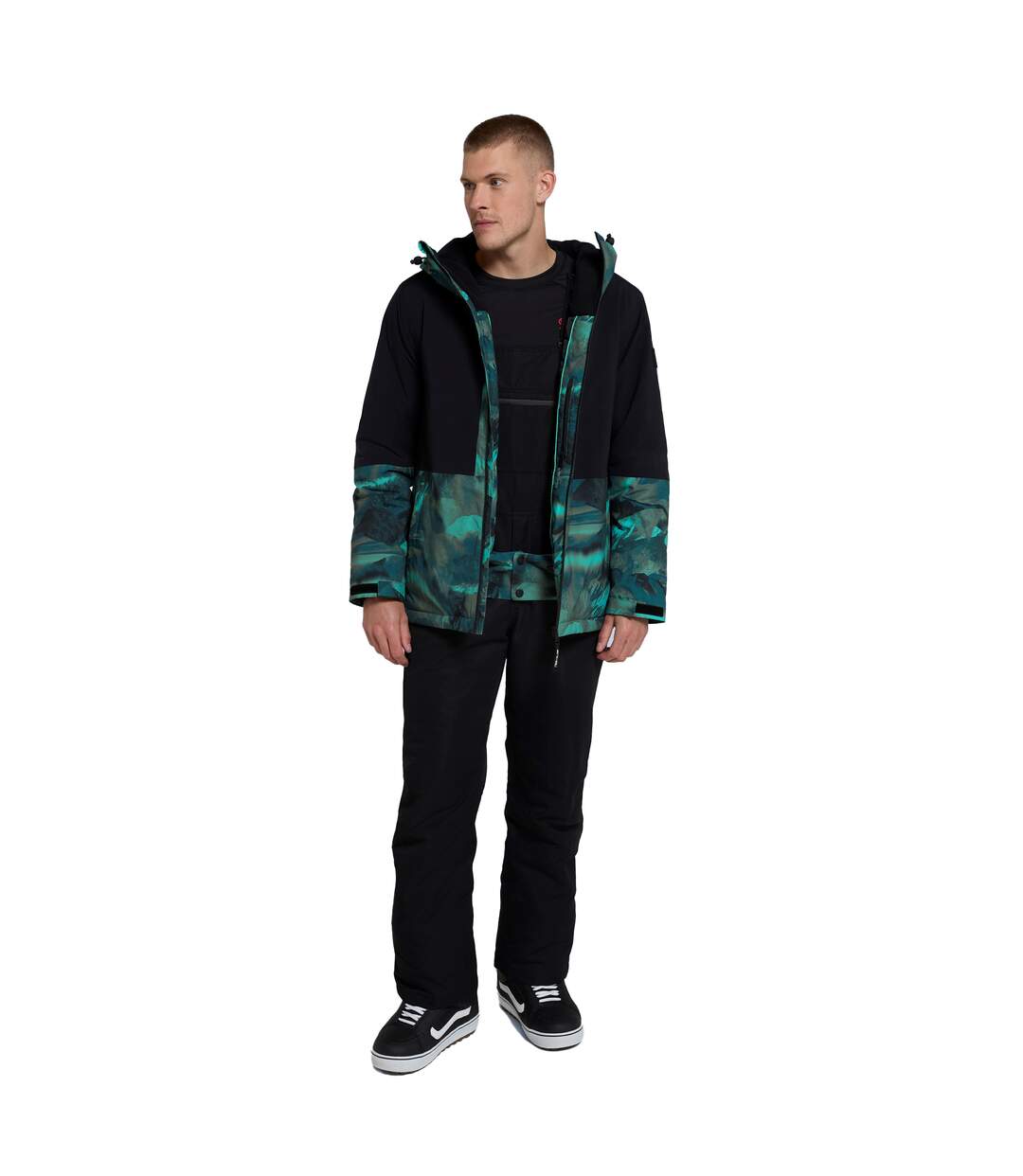 Blouson de snowboard cruise homme vert Animal Animal