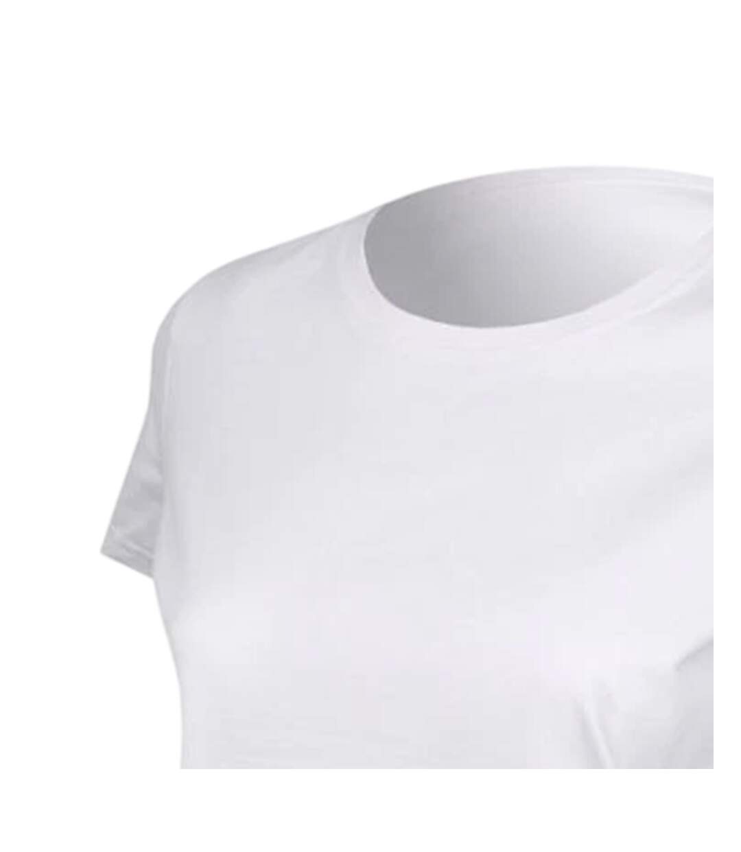 T-shirt Motif/style Uni Lpp Femme Blanc Promostars-3
