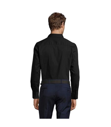 Chemise Brighton Homme Noir SOLS