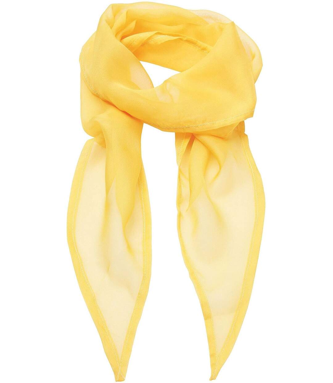 Foulard mousseline - PR740 - jaune foncé-2