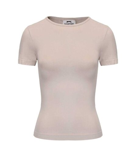 Lot De 2  T-shirts Femme Beige Blanc Slazenger