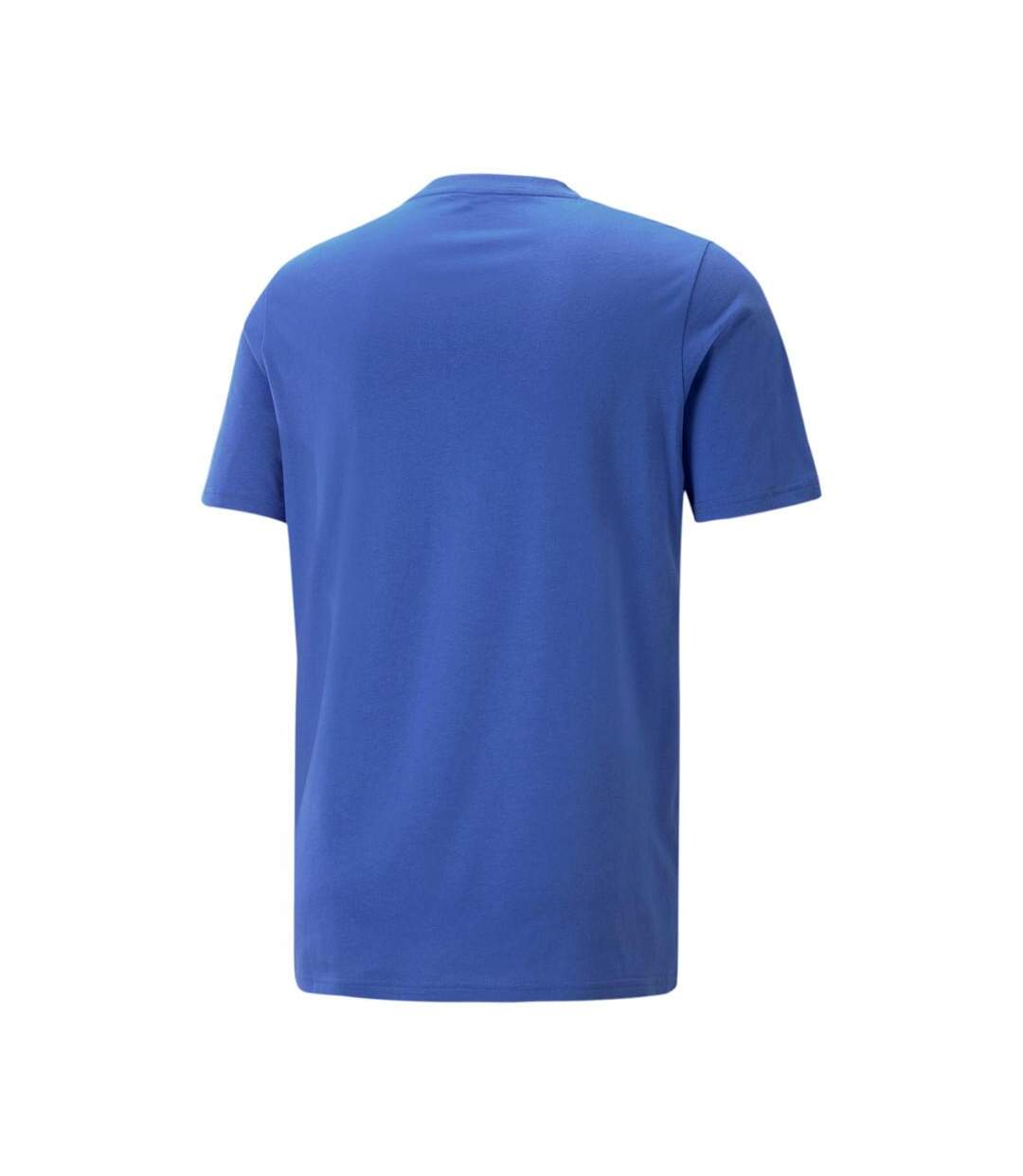 T-shirt Bleu Homme Puma Wording - S