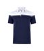 Polo Motif/style Blocs De Couleurs Seabeck Homme Bleu Marine Foncé Blanc Cutter & Buck-1