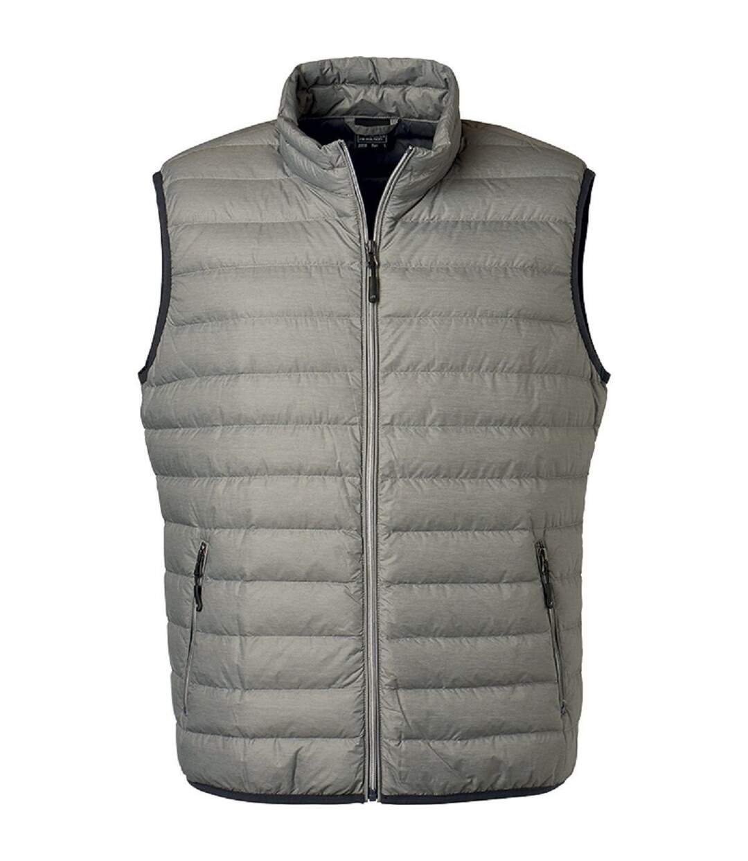 Bodywarmer duvet - JN1138 - gris argent - Homme