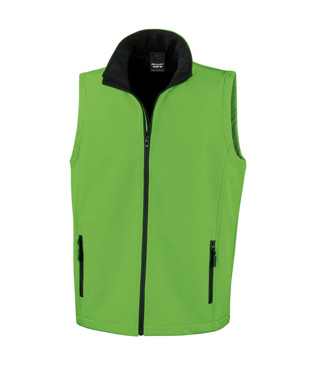 Veste sans manches printable homme vert vif / noir Result