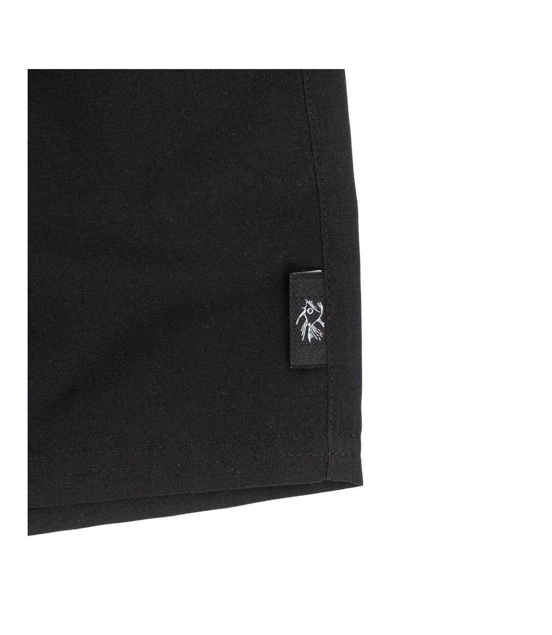 Mens Regular Swim Shorts Black Hot Tuna-4