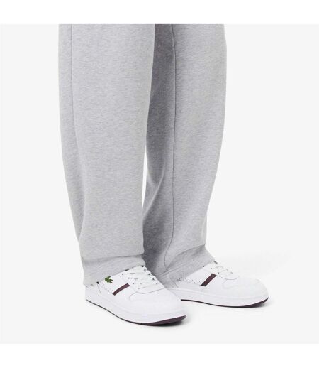 Baskets T-clip Homme Blanc Marron Lacoste