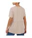 Womens/ladies Swing Smock Panel T-shirt Dress Mushroom Brave Soul-3