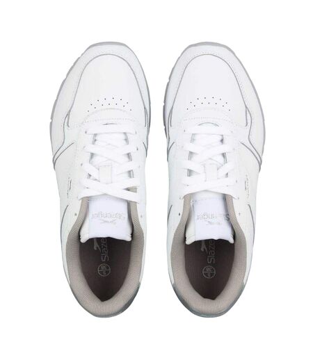 Baskets Femme Blanc Argenté Slazenger
