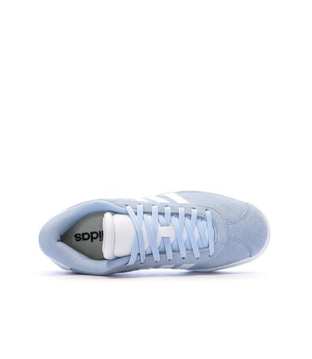 Baskets bleu clair femme adidas vl court bold