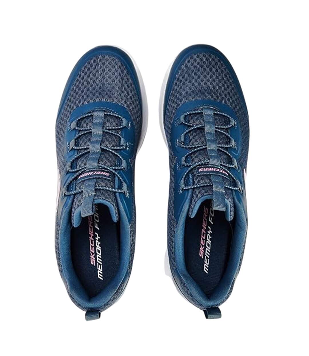 Womens/ladies Dynamight 2.0 Social Orbit Trainers Slate Skechers-3