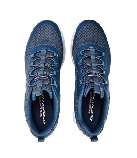 Womens/ladies Dynamight 2.0 Social Orbit Trainers Slate Skechers