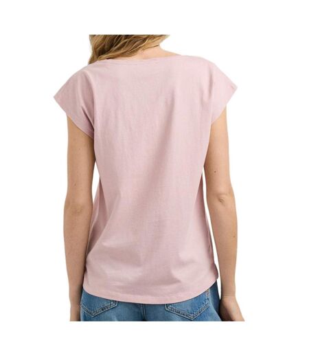 T-Shirt rose pastel femme pepe jeans cloe
