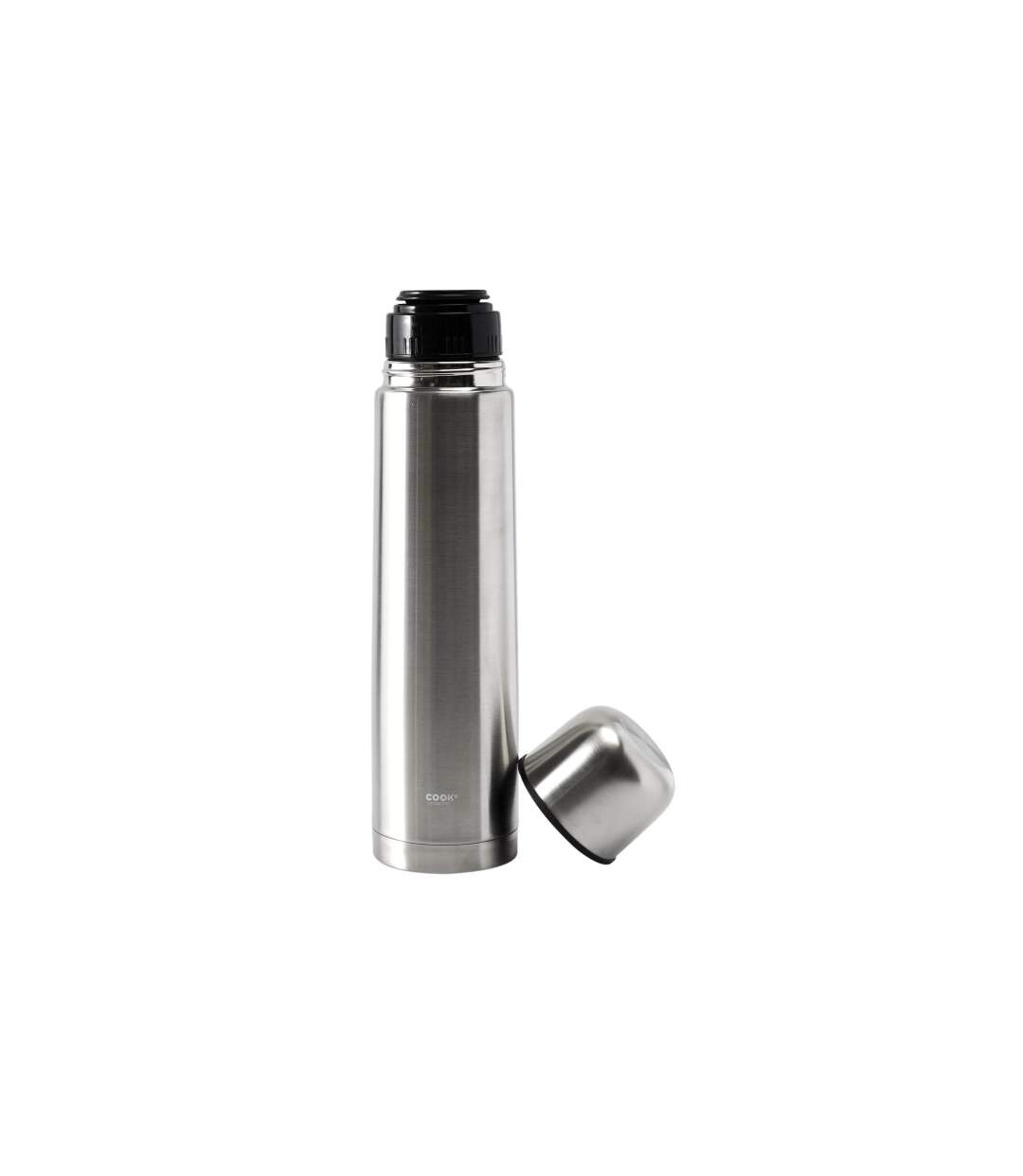 Bouteille Isotherme Inox Transport 1L Argent-2
