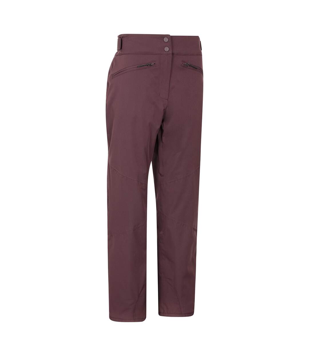 Womens/ladies Isola Ii Recco Ski Trousers Dark Purple Mountain Warehouse-4