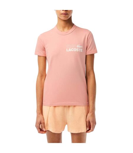 T-shirt Femme Rose Lacoste