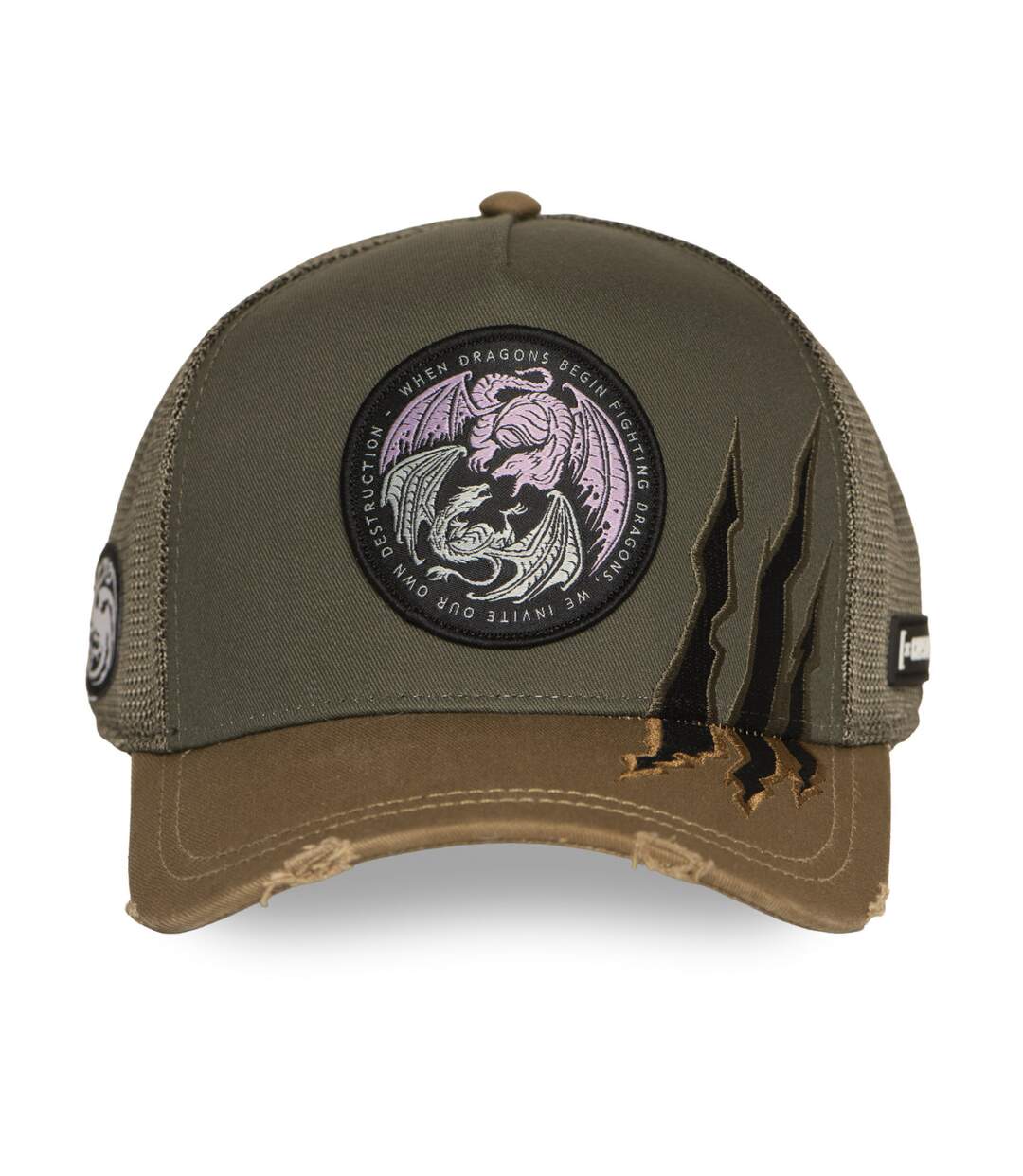 Casquette trucker premium avec filet et patch House of the Dragons Capslab-2