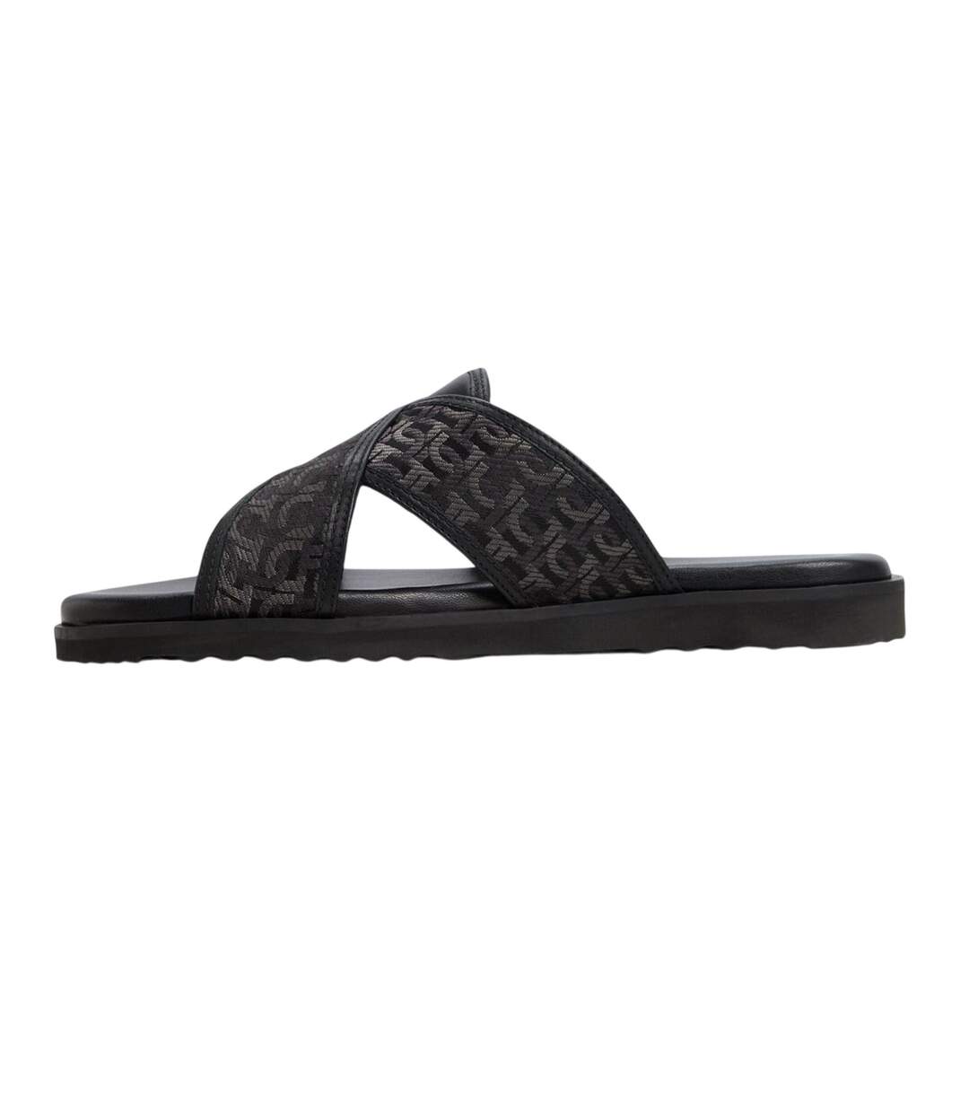 Claquettes Motif/style Floral Femme Noir Where´s That From-3