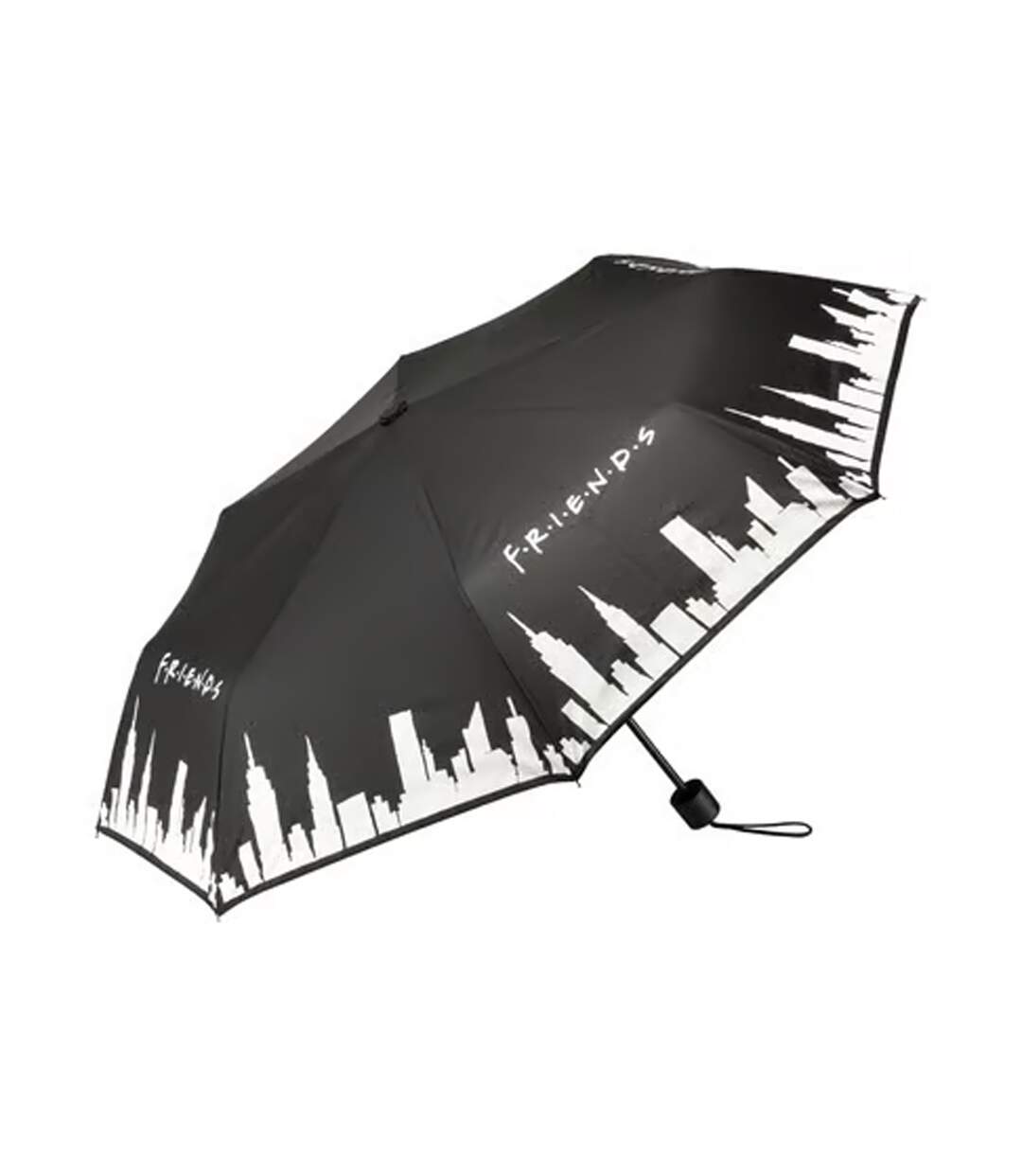 Parapluie Pliant Motif/style Couleur Changeante Taille Unique Noir Blanc Friends-3