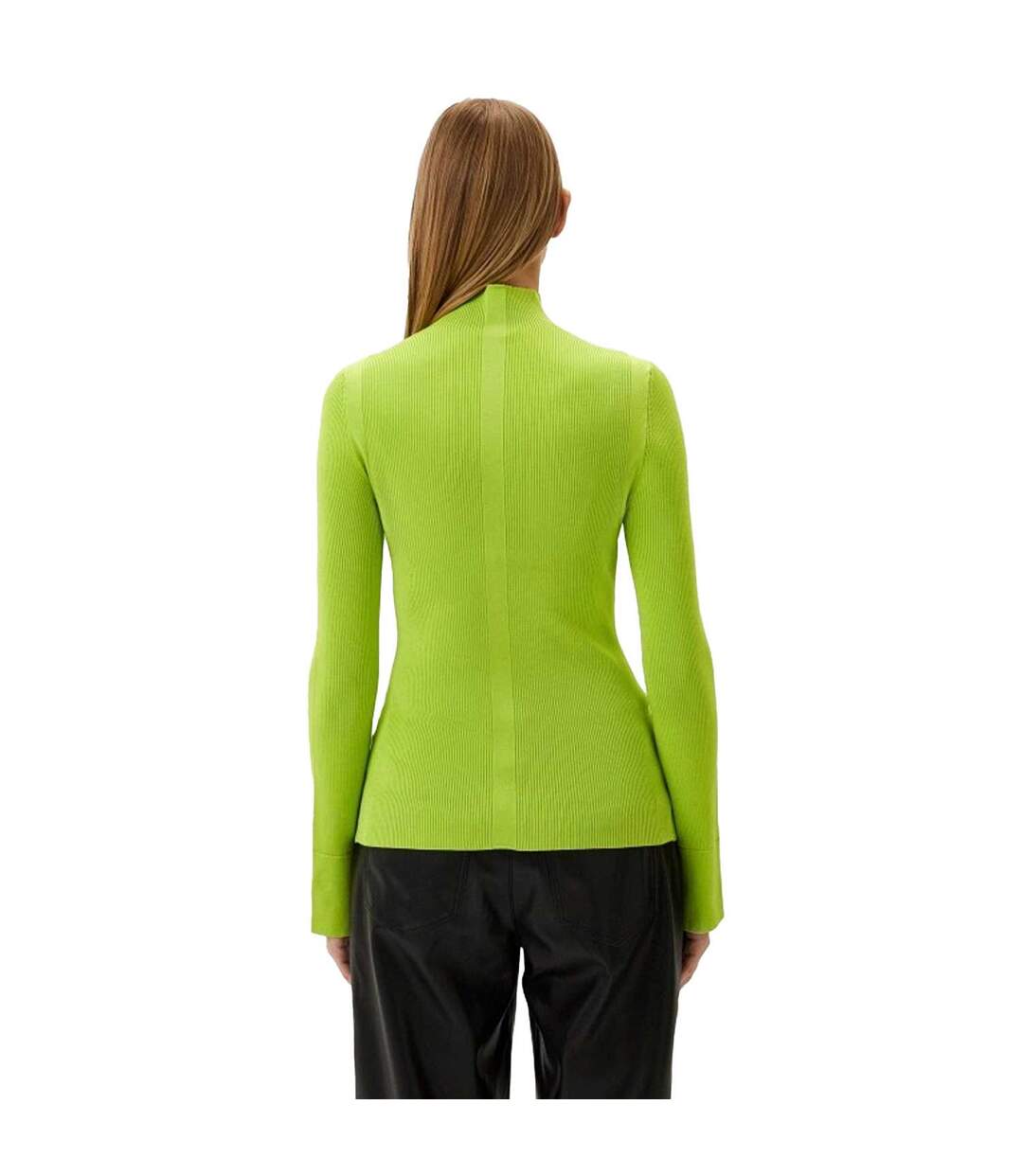 Sweat Manches Longues Frescia Femme Jaune Vif Boss-4