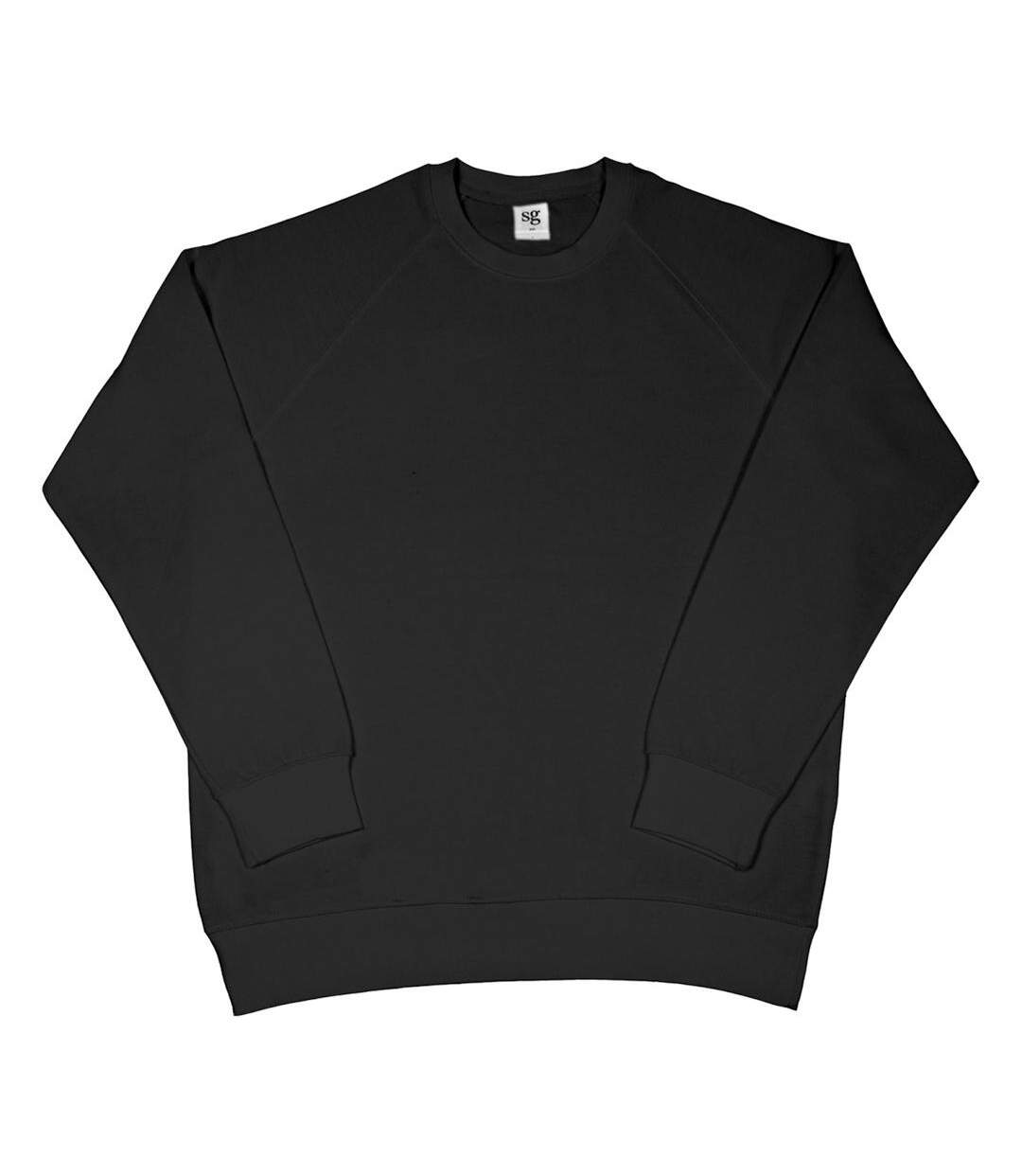 Sweatshirt À Manches Longues Homme Noir SG-3
