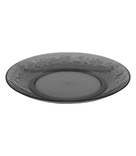 Lot de 6 Assiettes à Dessert Réutilisables Estiva 20cm Gris Charbon
