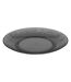 Lot de 6 Assiettes à Dessert Réutilisables Estiva 20cm Gris Charbon-1