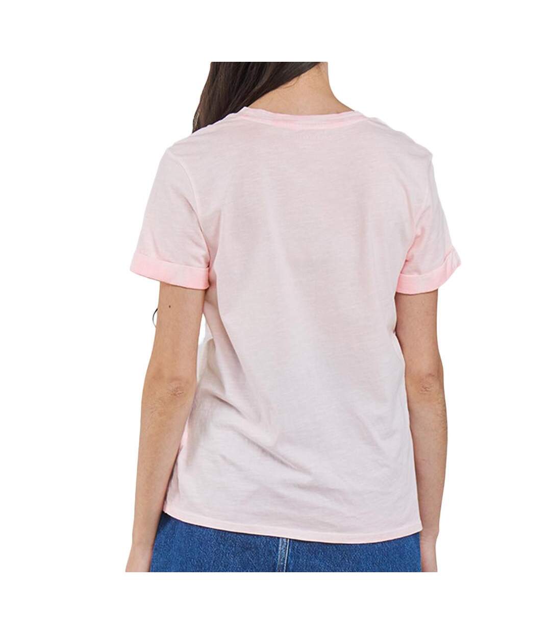 T-shirt Rose Femme Guess 1981 - S-2