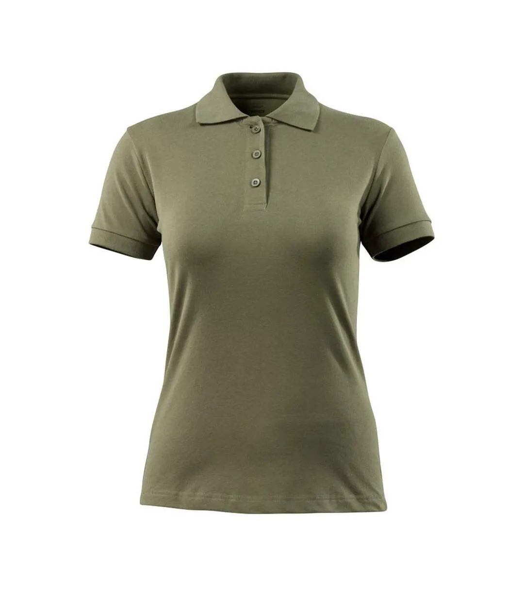 Womens/ladies Grasse Crossover Polo Shirt Moss Green Mascot-1
