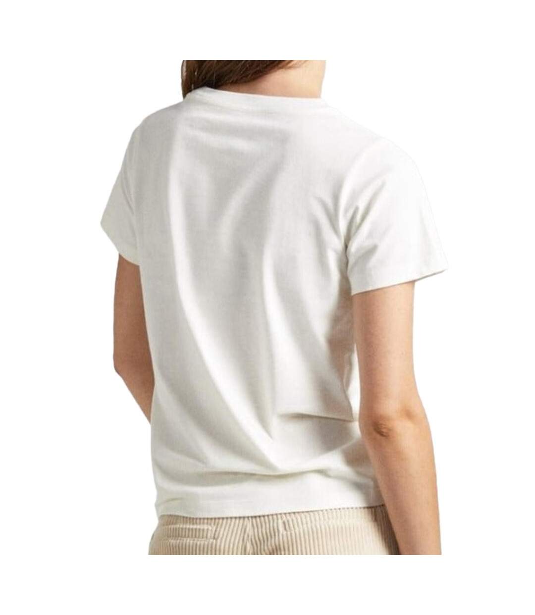 T-shirt Blanc Femme Pepe jeans Claritza - S-2