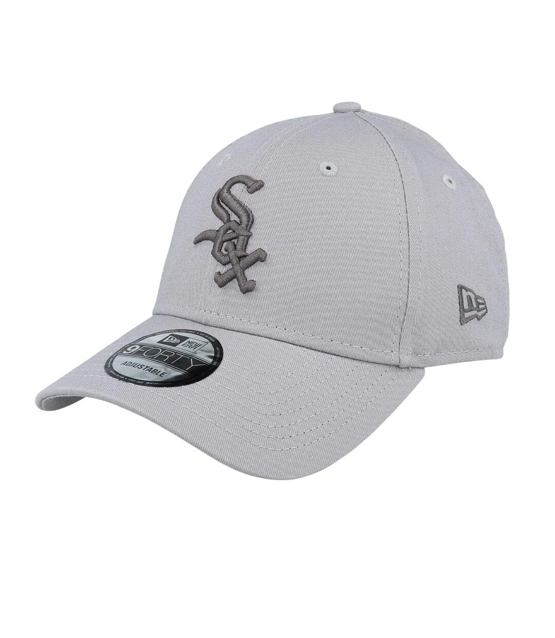 Unisex Adult Chicago White Sox Baseball Cap Grey White New Era-1