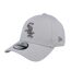 Unisex Adult Chicago White Sox Baseball Cap Grey White New Era-1