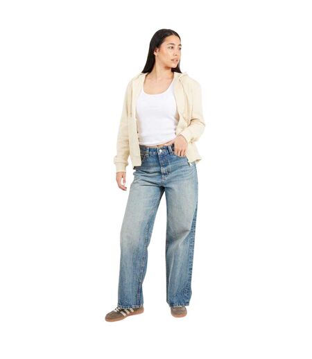 Veste De Survêtement Femme Beige Gris Brave Soul