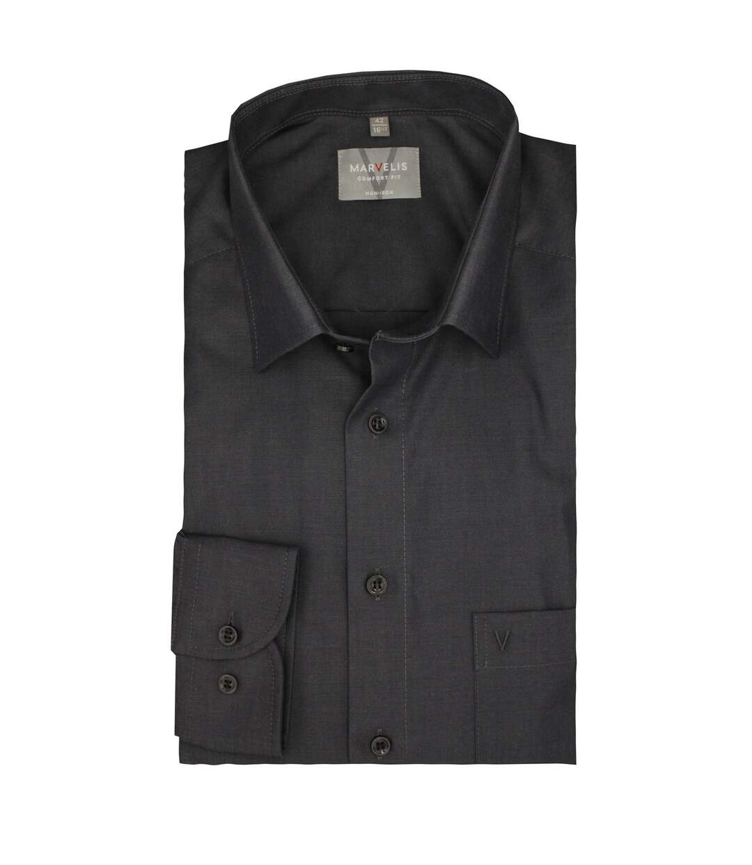 Chemise Homme Anthracite Marvelis-2