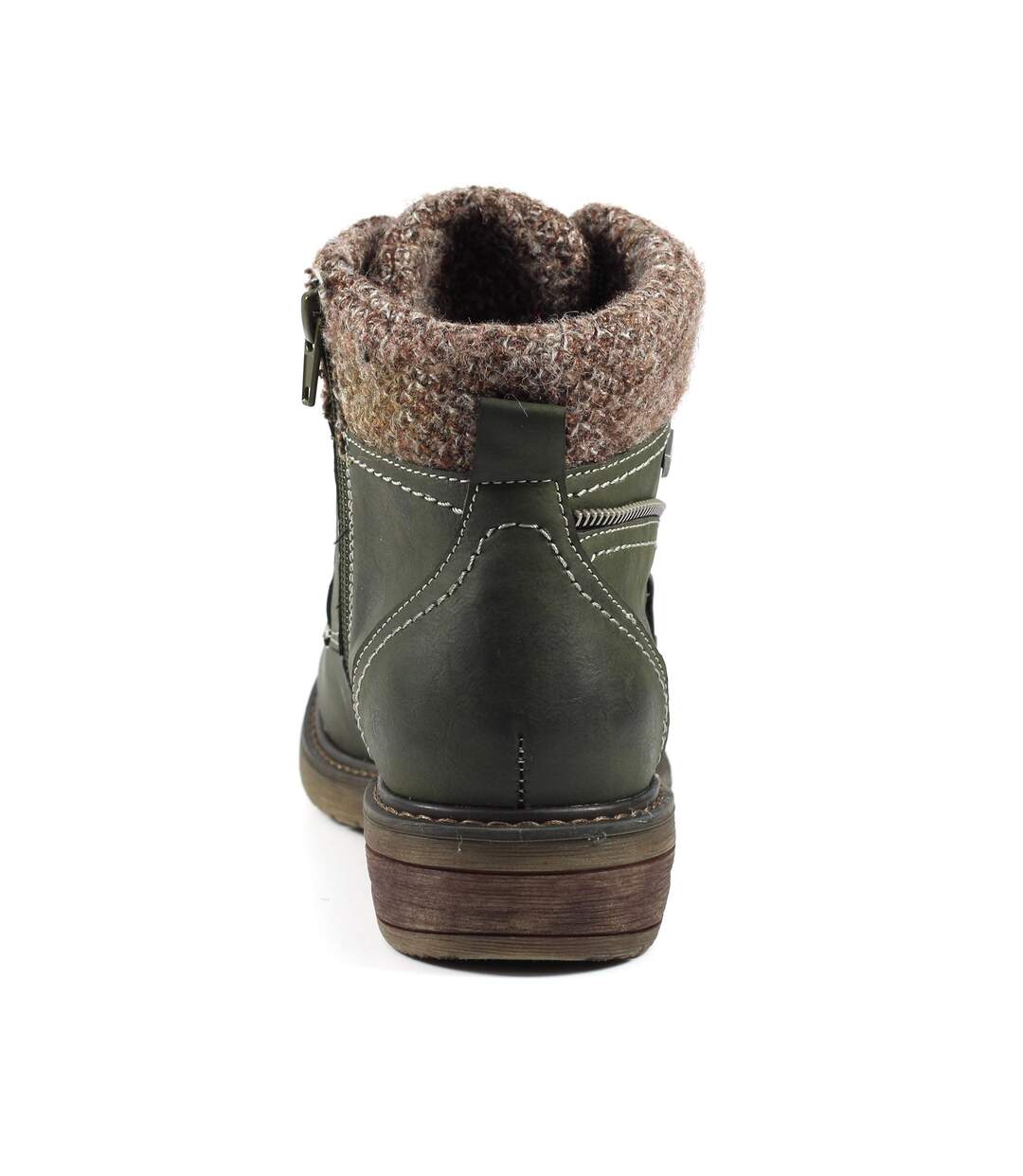 Bottines Benson Femme Vert Sombre Lunar-2